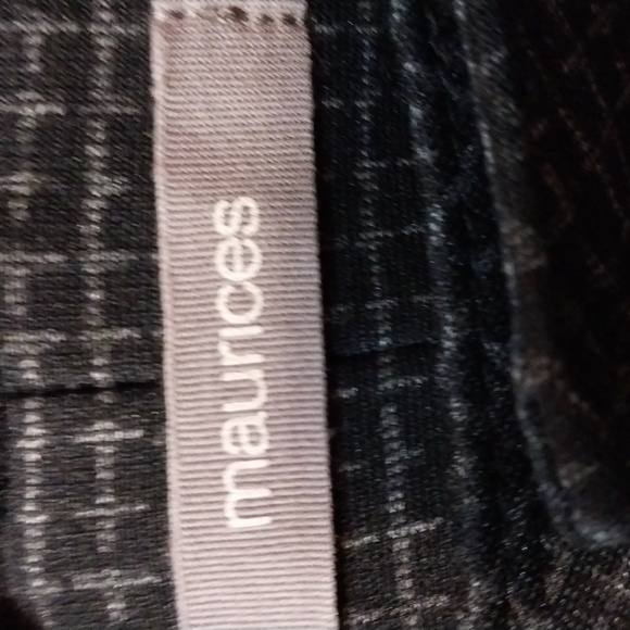 Black and Grey Maurices Pants Size L - Picture 4 of 10